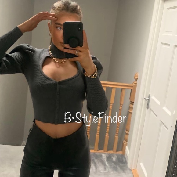 Blogger's Fav| NWT ZARA Cut Out Knit Sweater - Picture 9 of 16